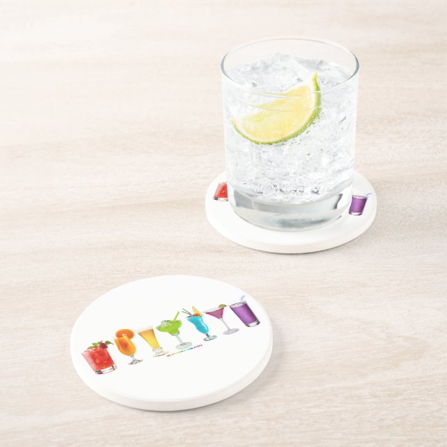Dessous De Verre En Grès SlipperyJoe's cheers alcools cocktails LGBTQIA gay (Côté)