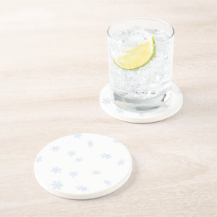Dessous De Verre En Grès Snowflakes