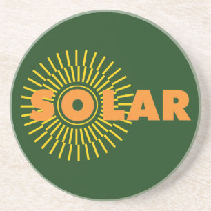 Dessous De Verre En Grès Solaire