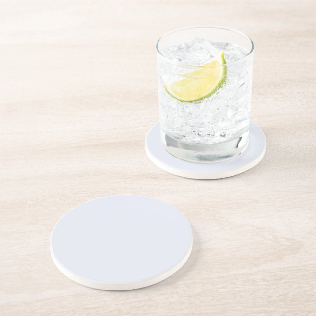 Dessous De Verre En Grès Solid Pale Powder Blue Coaster (Côté)