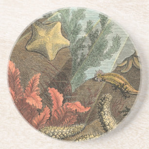 Dessous De Verre En Grès Sous la mer