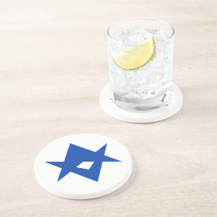Dessous De Verre En Grès Sous-verre avec le drapeau de la ville de Toyota, 