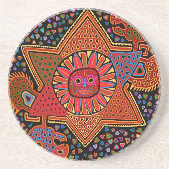 Dessous De Verre En Grès Southwest Del Sol (Devant)