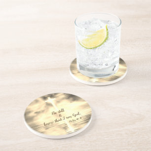 Dessous De Verre En Grès Soyez toujours et sachez que je suis Dieu Dessous 