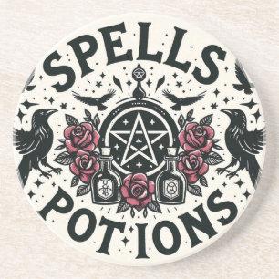 Dessous De Verre En Grès Spams & Potions