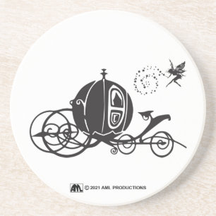 Dessous De Verre En Grès SPARKLE Cendrillon's Citrouille Carriage