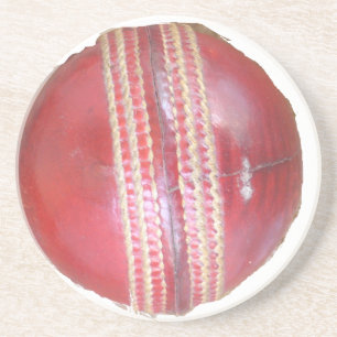 Dessous De Verre En Grès Spin Master's Sphere : Une balle de cricket à gauc