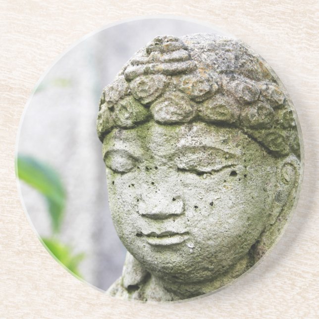 Dessous De Verre En Grès Statue de Bouddha (Devant)