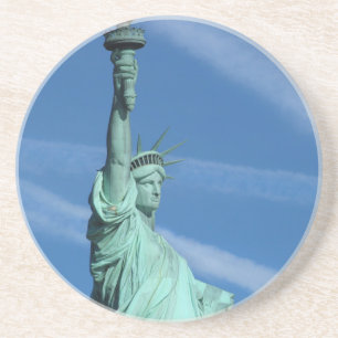 Dessous De Verre En Grès Statue de la Liberté.