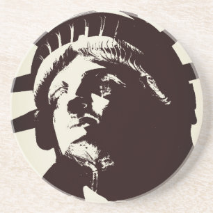 Dessous De Verre En Grès Statue de la Liberté