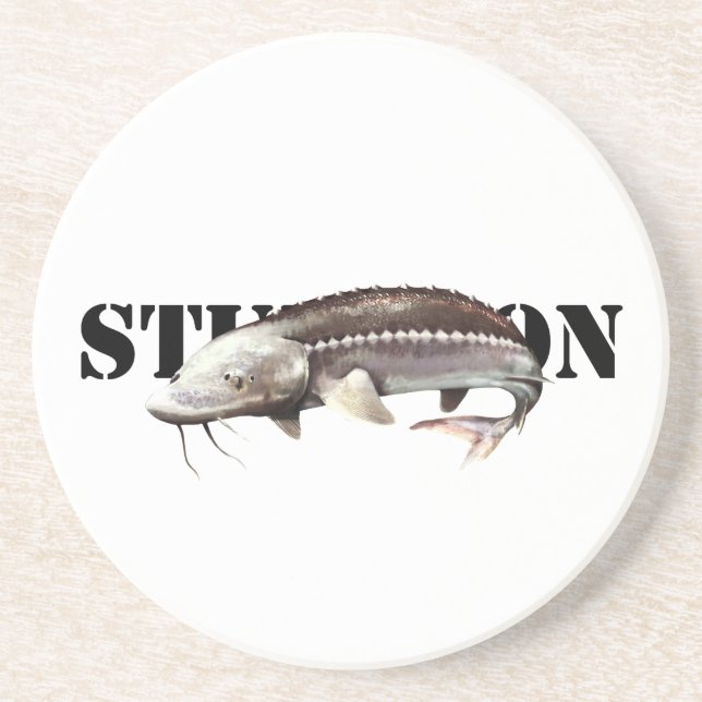 Dessous De Verre En Grès Sturgeon (Devant)