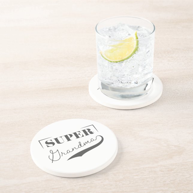 Dessous De Verre En Grès Super grand-mère (Côté)