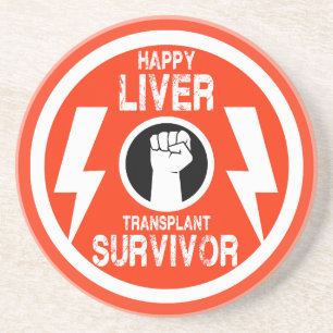 Dessous De Verre En Grès Survivant de la transplantation du foie