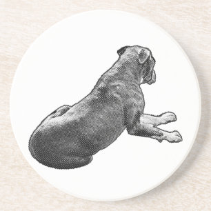 Dessous De Verre En Grès Suspendre À Côté D'Un Regard