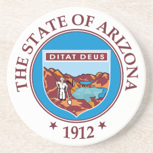 Dessous De Verre En Grès Symbole Arizona