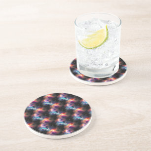 Dessous De Verre En Grès Symphonie Stellaire Motif Galactique Nebulas