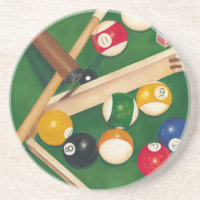 Table de billard Lifelike avec boules et craie