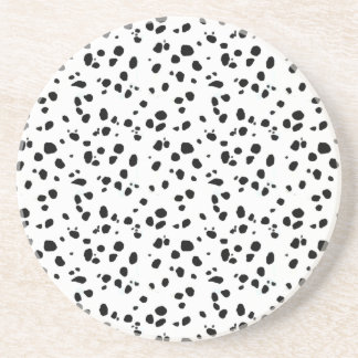 Dessous De Verre En Grès Taches dalmatiennes, copie dalmatienne, fourrure
