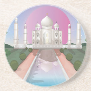 Dessous De Verre En Grès Taj Mahal