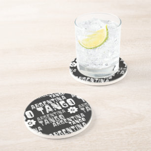 Dessous De Verre En Grès Tango de l'Argentine