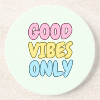 Dessous De Verre En Grès Tapis de coaster Good Vibes Only