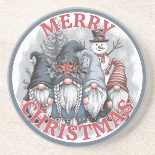 Dessous De Verre En Grès Tapis de Noël Gnomes