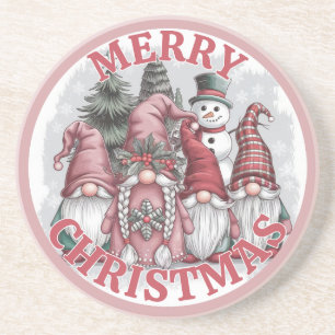 Dessous De Verre En Grès Tapis de Noël Gnomes