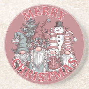 Dessous De Verre En Grès Tapis de Noël Gnomes