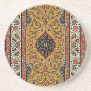 Dessous De Verre En Grès Tapis Élegant Tapisserie Perse Antique Riche