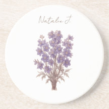 Tapisserie florale personnalisée Delphinium