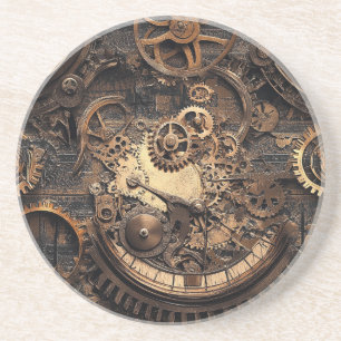 Dessous De Verre En Grès Tapisserie vintage steampunk