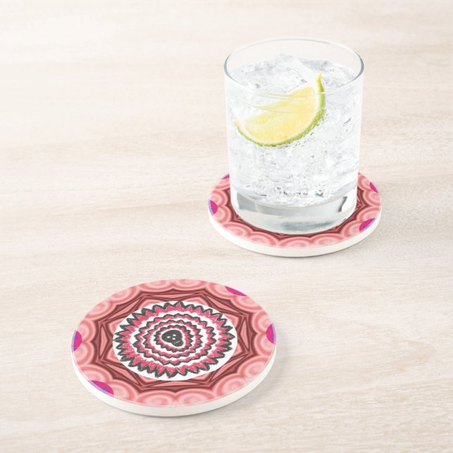 Dessous De Verre En Grès Tasse crâne (Côté)