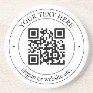 Dessous De Verre En Grès Téléchargez votre propre code QR et texte personna