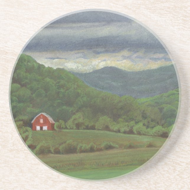 Dessous De Verre En Grès Tempête estivale (Devant)