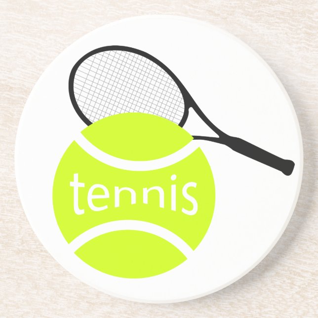 Dessous De Verre En Grès Tennis (Devant)