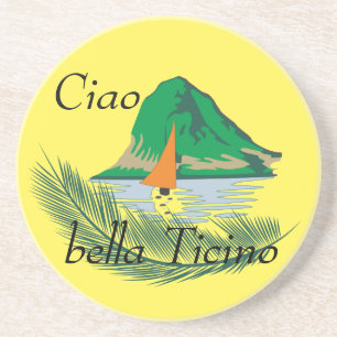 Dessous De Verre En Grès Tessin - Ticino - Suisse - Svizzera Bierteller
