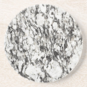 Dessous De Verre En Grès texture granite Arrière - plan de marbre en noir
