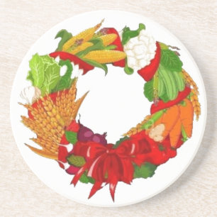 Dessous De Verre En Grès Thanksgiving Wreath