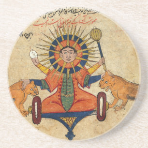 Dessous De Verre En Grès The Sun du manuscrit persan 373