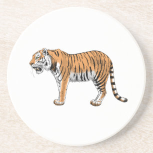 Dessous De Verre En Grès Tigre