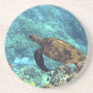 Dessous De Verre En Grès tortue de mer