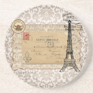 Dessous De Verre En Grès Tour Eiffel