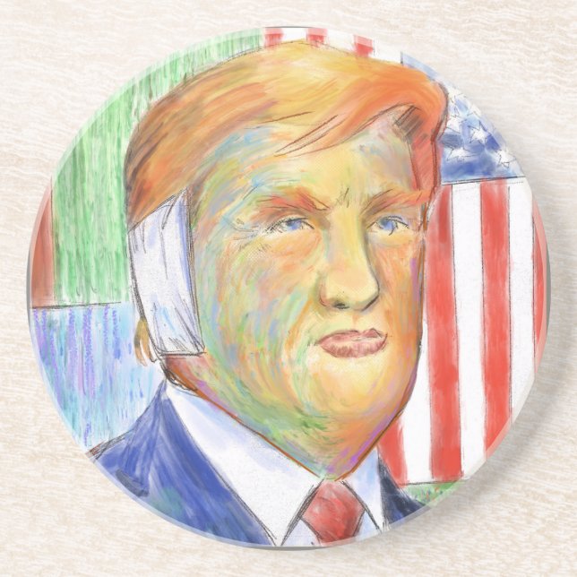 Dessous De Verre En Grès Trump Van Gogh (Devant)