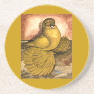 Dessous De Verre En Grès Trumpeter Pigeon