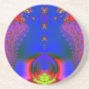 Dessous De Verre En Grès Tunnel violet vers Univers de couleur