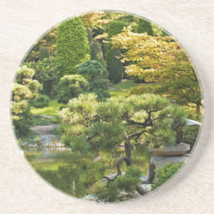 Dessous De Verre En Grès Tyrolienne du Jardin Japonais