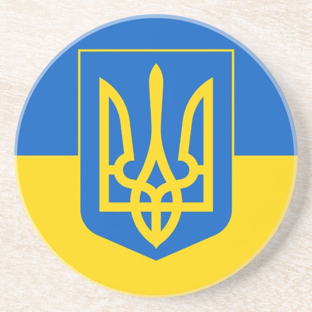 Dessous De Verre En Grès Ukraine (Devant)