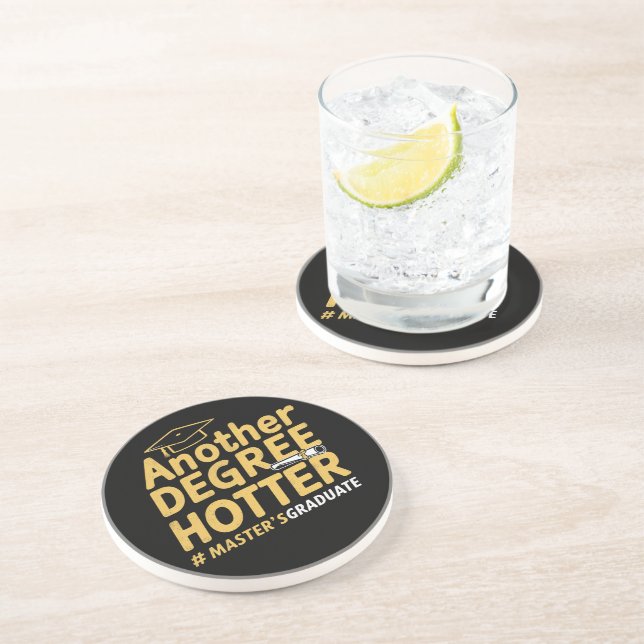 Dessous De Verre En Grès Un autre diplôme Hotter Master's Graduation (Côté)