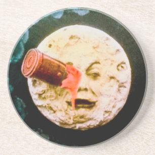 Dessous De Verre En Grès Un voyage à la lune