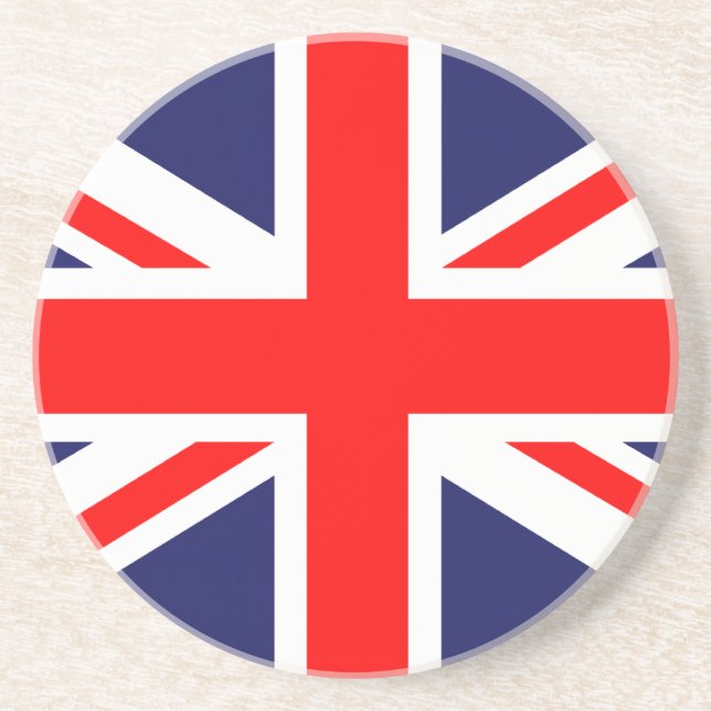 Dessous De Verre En Grès Union Jack classique (Devant)